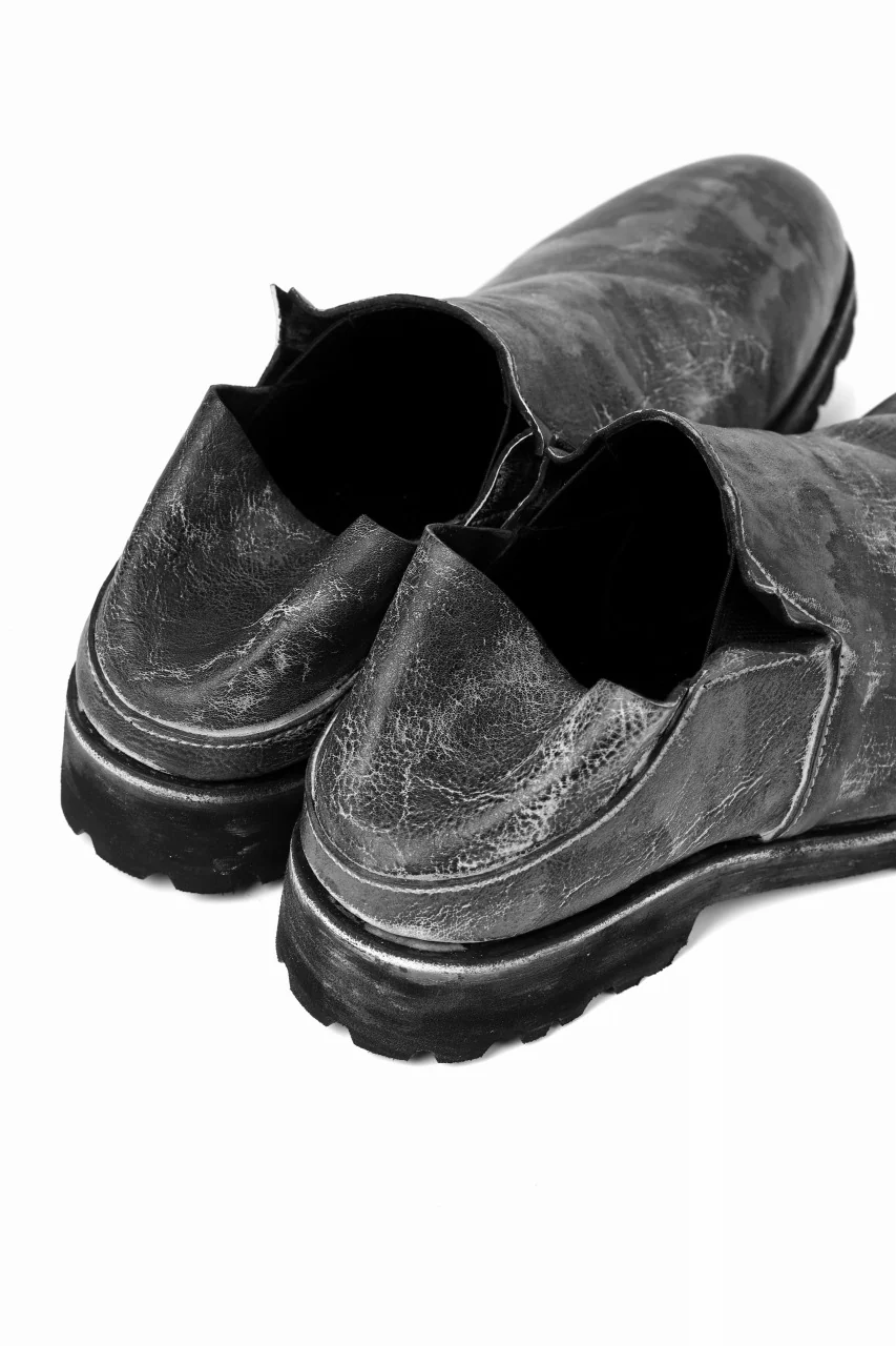 Portaille exclusive PL5 VB Slipon Shoes / HS horse waxy heavy (BLACK) - Image 24