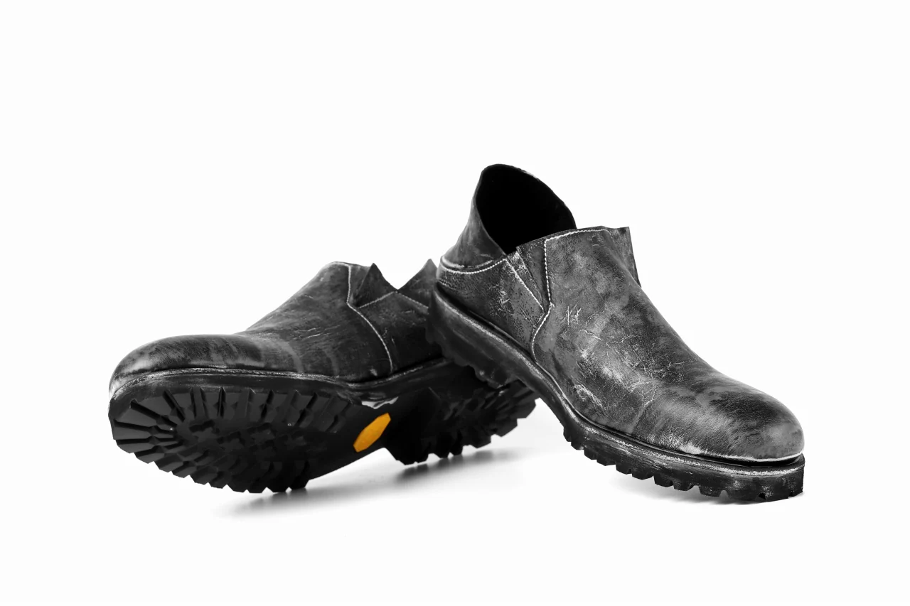Portaille exclusive PL5 VB Slipon Shoes / HS horse waxy heavy (BLACK) - Image 28
