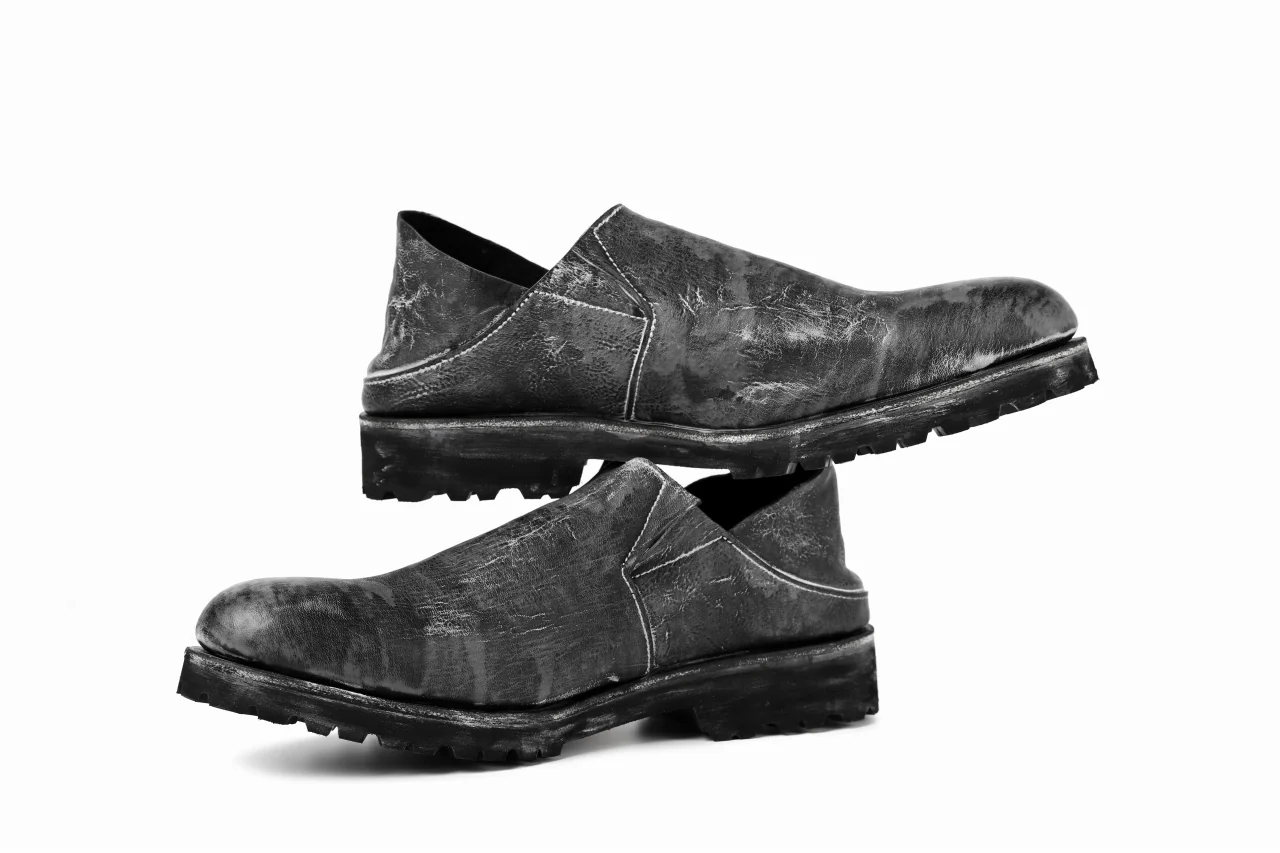 Portaille exclusive PL5 VB Slipon Shoes / HS horse waxy heavy (BLACK) - Image 29