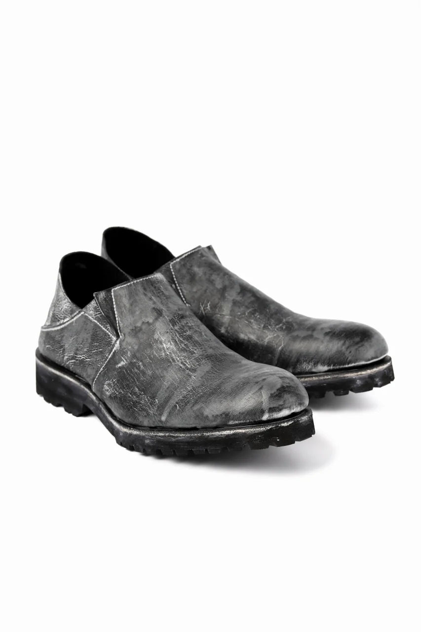 Portaille exclusive PL5 VB Slipon Shoes / HS horse waxy heavy (BLACK) - Image 3
