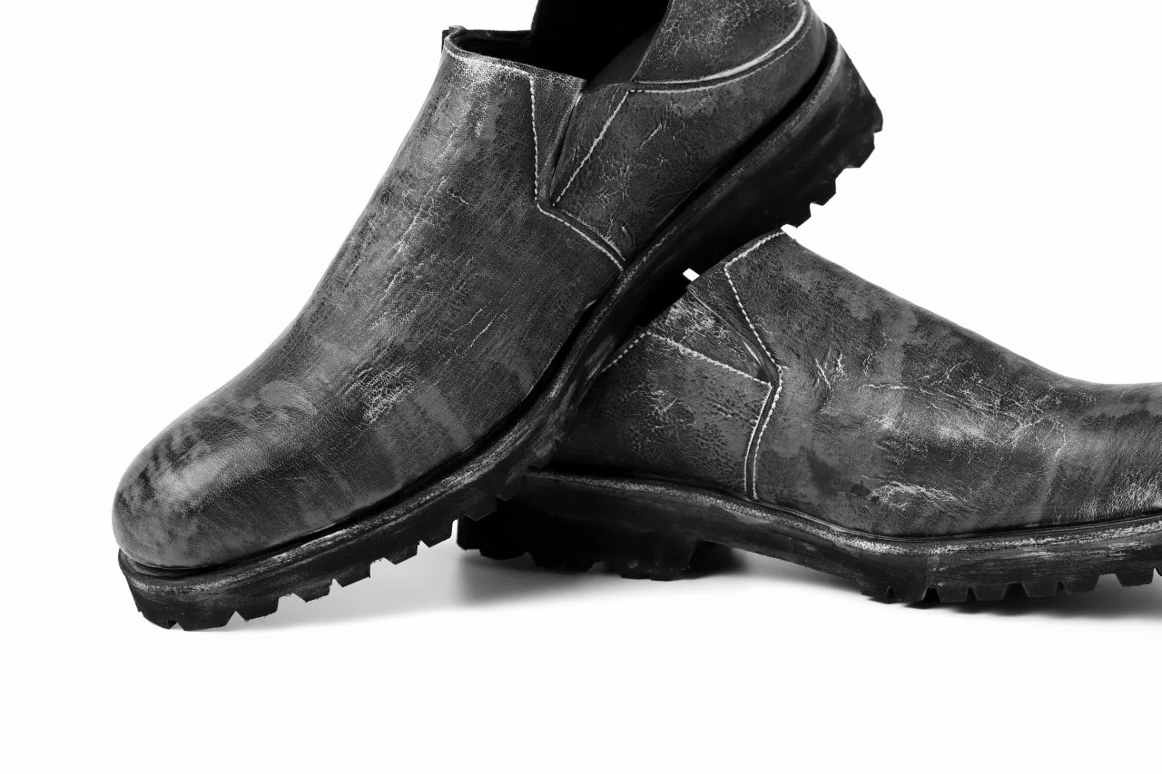 Portaille exclusive PL5 VB Slipon Shoes / HS horse waxy heavy (BLACK) - Image 31