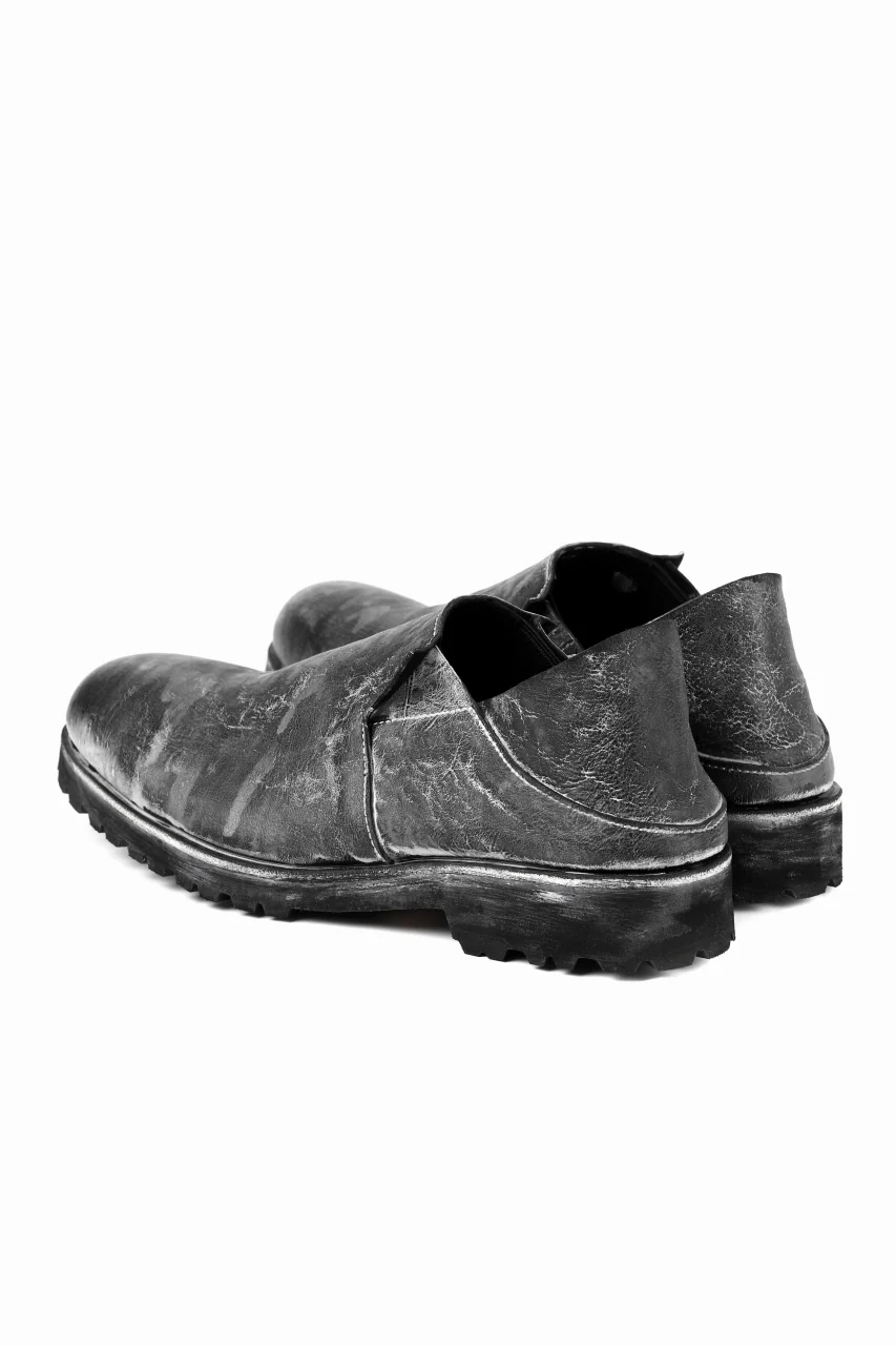 Portaille exclusive PL5 VB Slipon Shoes / HS horse waxy heavy (BLACK) - Image 6