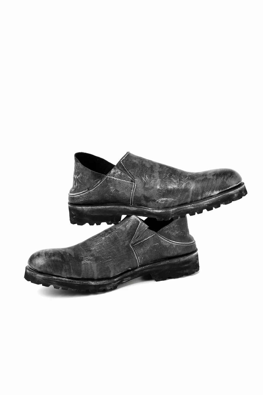 Portaille exclusive PL5 VB Slipon Shoes / HS horse waxy heavy (BLACK) - Image 7
