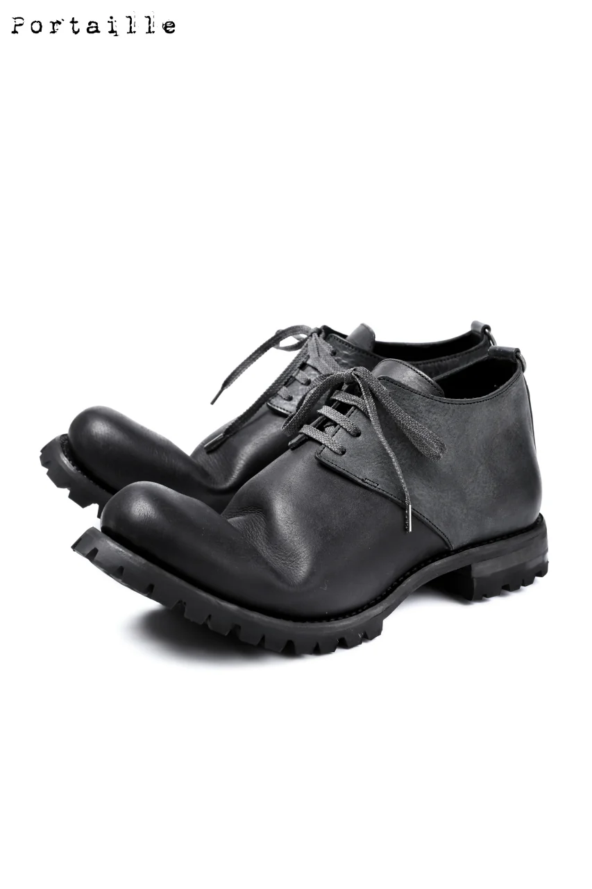 Portaille exclusive VB Derby Shoes (Pueblo×ALASKA / BLACK)