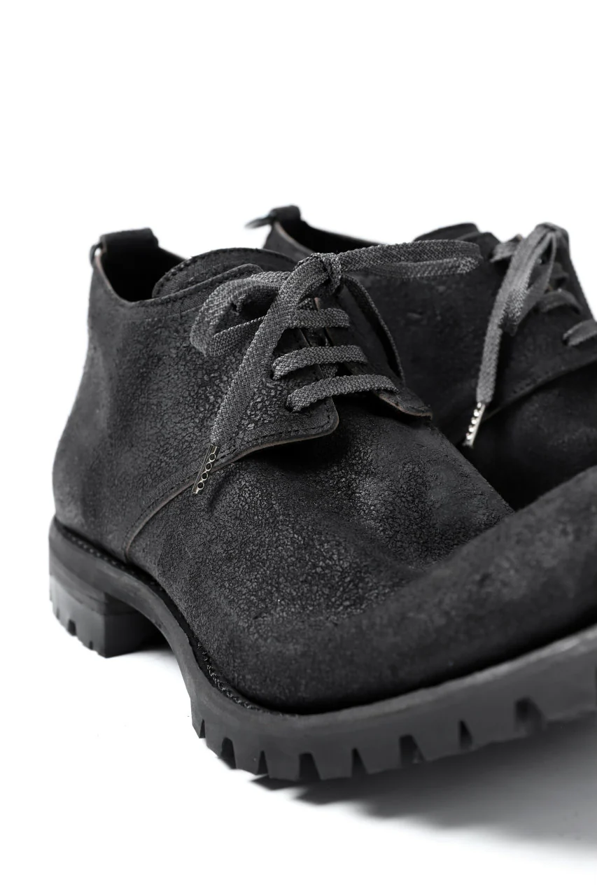 Portaille exclusive VB Derby Shoes (Reversed Horse Iron Dyed / BLACK) - Image 15