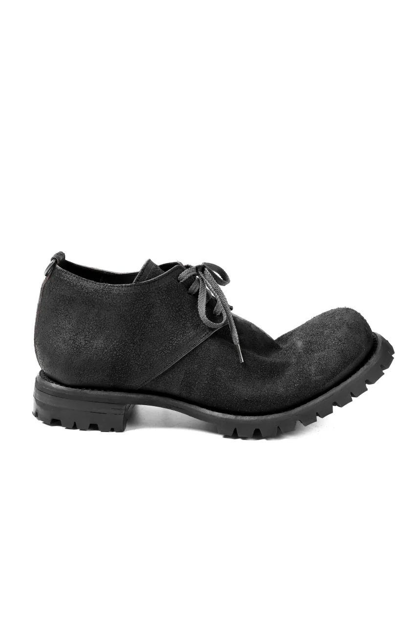 Portaille exclusive VB Derby Shoes (Reversed Horse Iron Dyed / BLACK) - Image 21