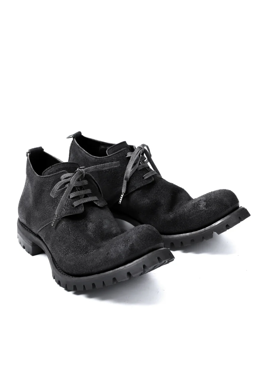 Portaille exclusive VB Derby Shoes (Reversed Horse Iron Dyed / BLACK) - Image 3