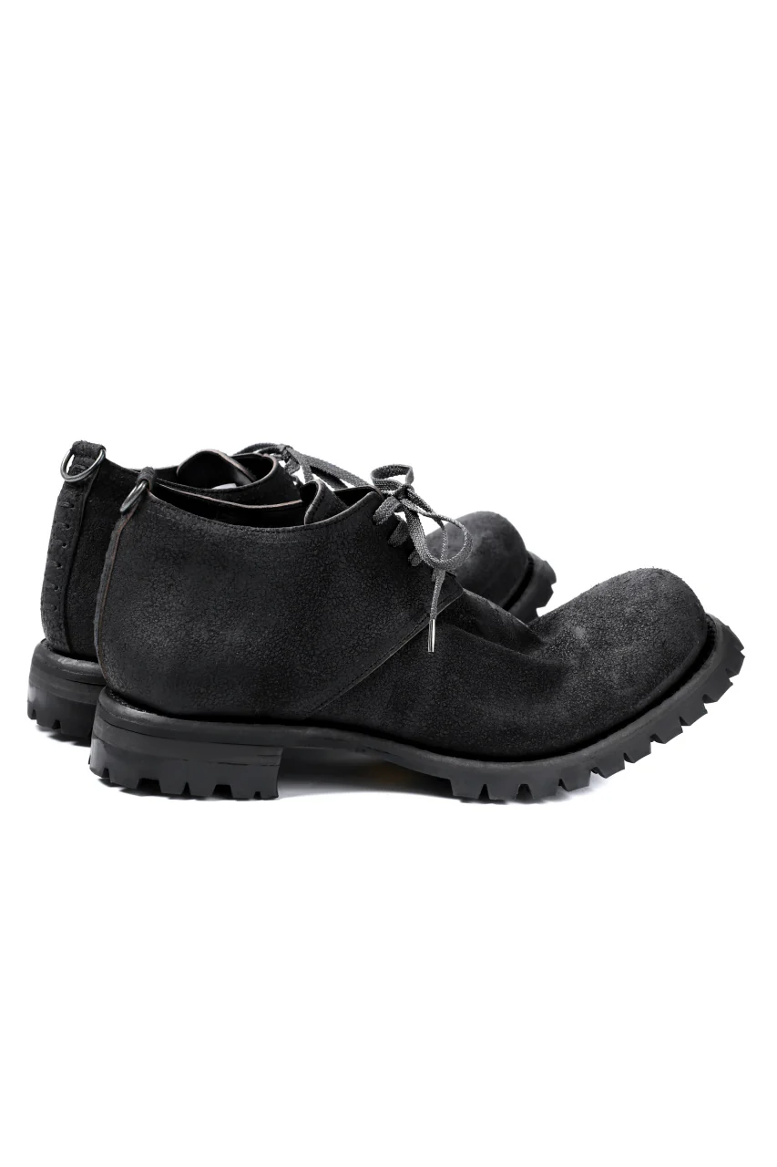 Portaille exclusive VB Derby Shoes (Reversed Horse Iron Dyed / BLACK) - Image 6