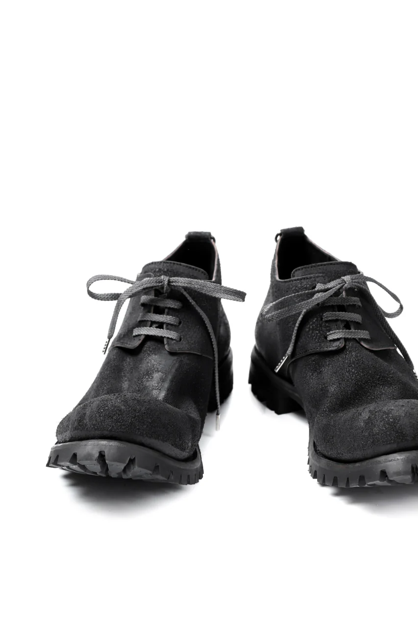 Portaille exclusive VB Derby Shoes (Reversed Horse Iron Dyed / BLACK) - Image 8