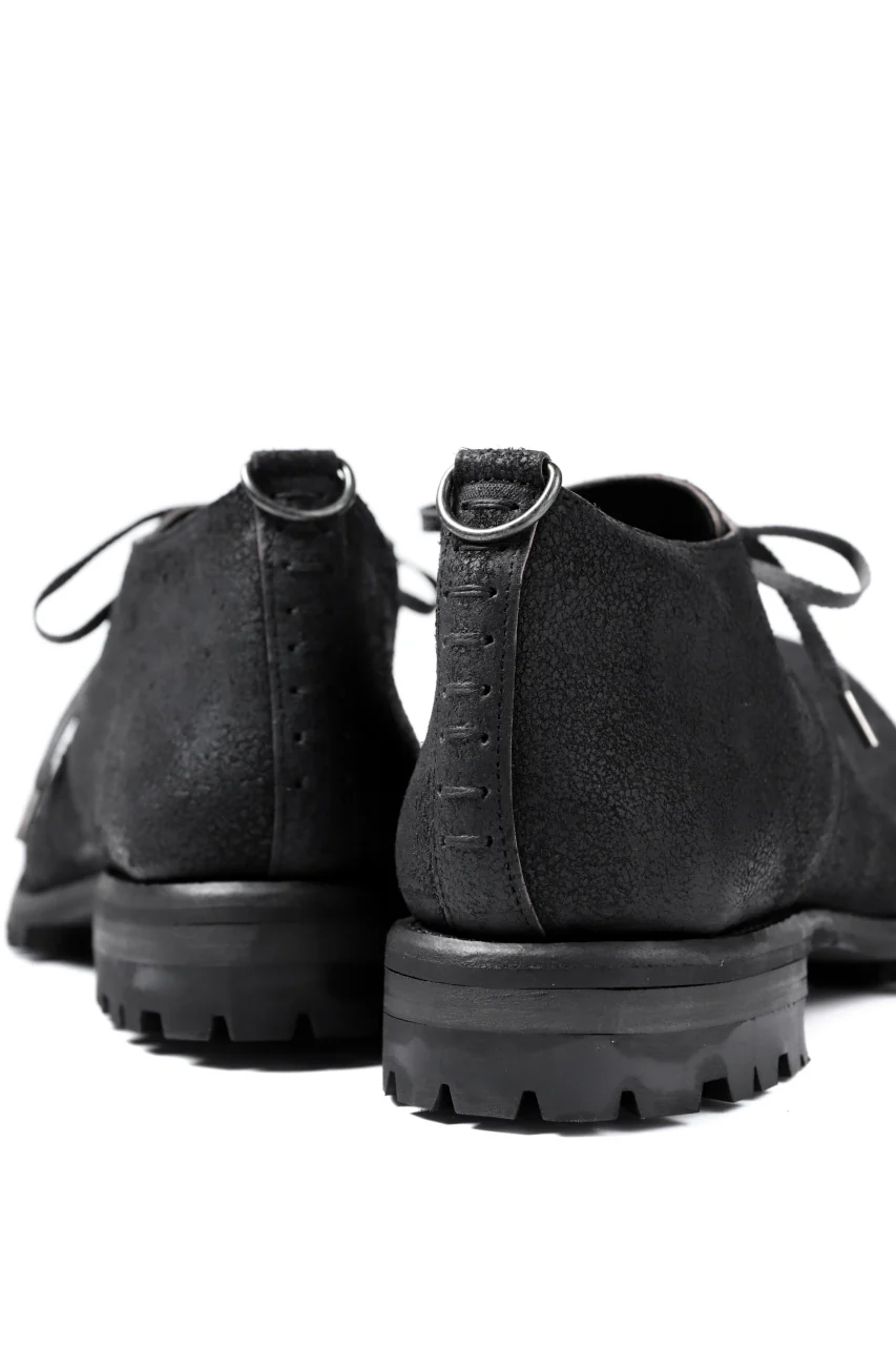 Portaille exclusive VB Derby Shoes (Reversed Horse Iron Dyed / BLACK) - Image 9