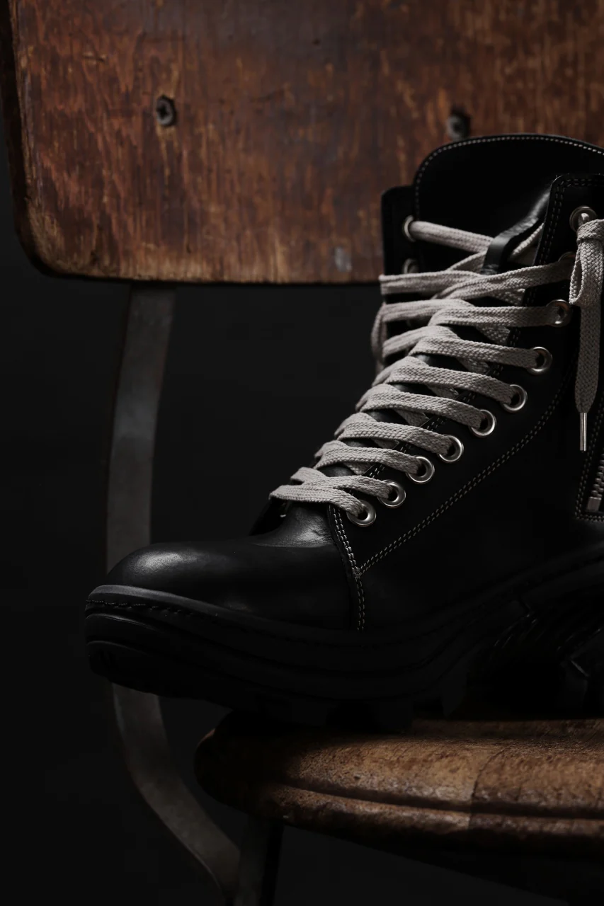 Portaille exclusive ALEXANDER BOOTS / ITALIAN VACHETTA SMOOTH (BLACK) - Image 51