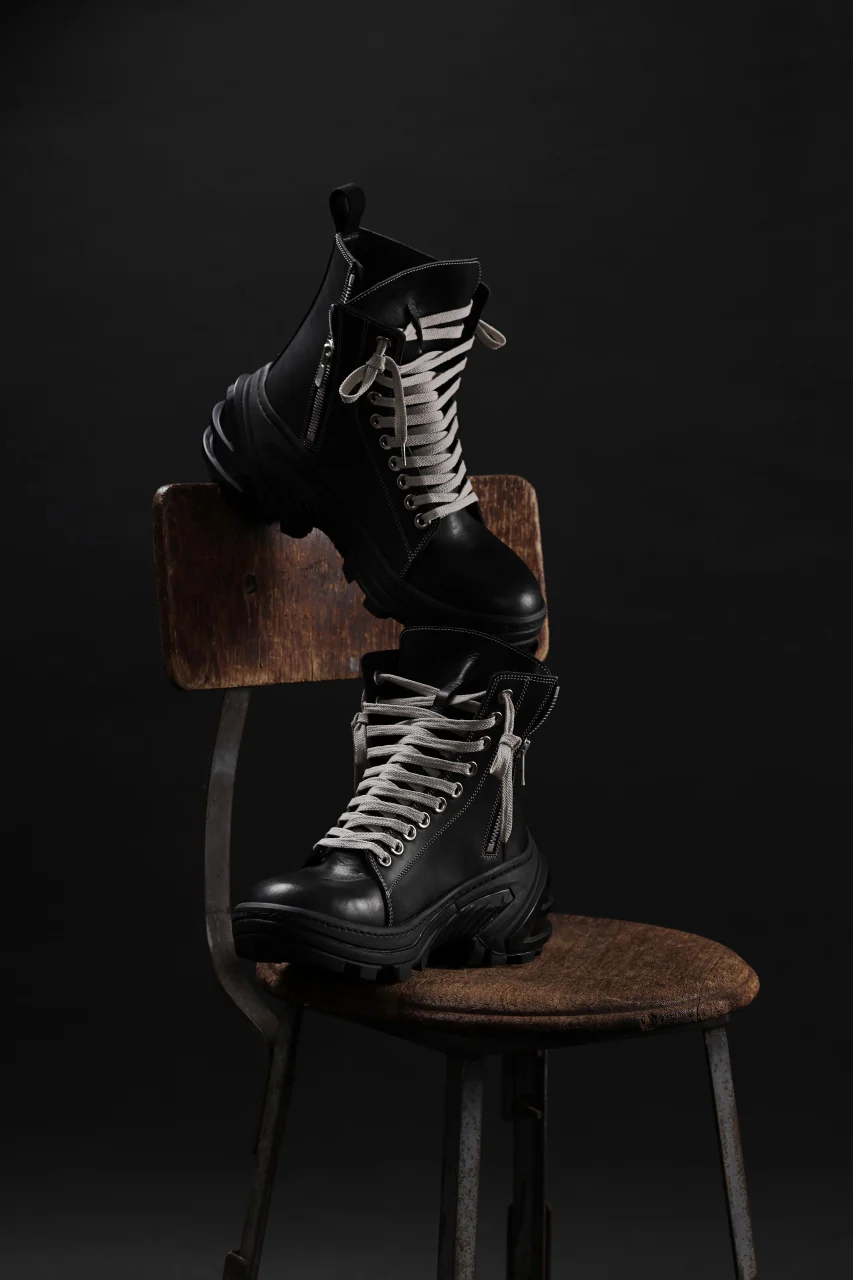 Portaille exclusive ALEXANDER BOOTS / ITALIAN VACHETTA SMOOTH (BLACK) - Image 52