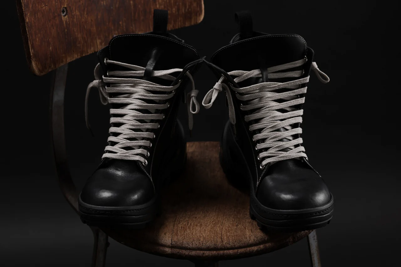 Portaille exclusive ALEXANDER BOOTS / ITALIAN VACHETTA SMOOTH (BLACK) - Image 67