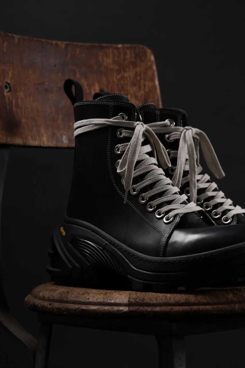 Portaille exclusive ALEXANDER BOOTS / ITALIAN VACHETTA SMOOTH (BLACK) - Image 73