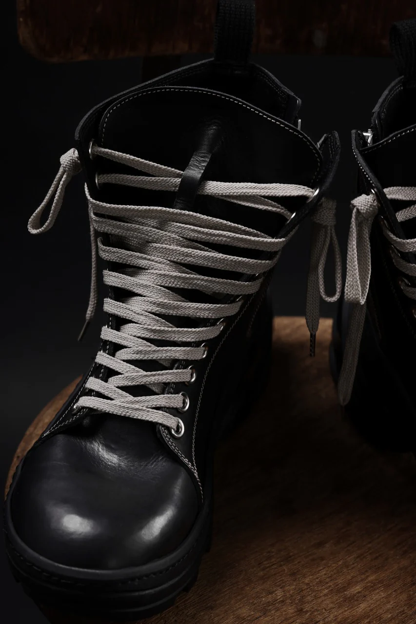 Portaille exclusive ALEXANDER BOOTS / ITALIAN VACHETTA SMOOTH (BLACK) - Image 79