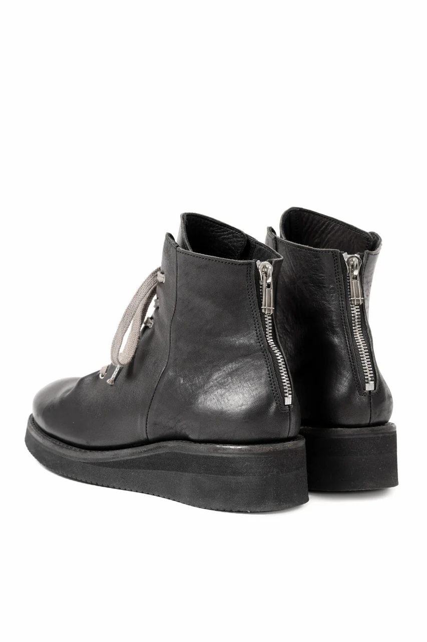Portaille GATHERED BOOTS / BURNED HORSE (BLACK) - Image 10