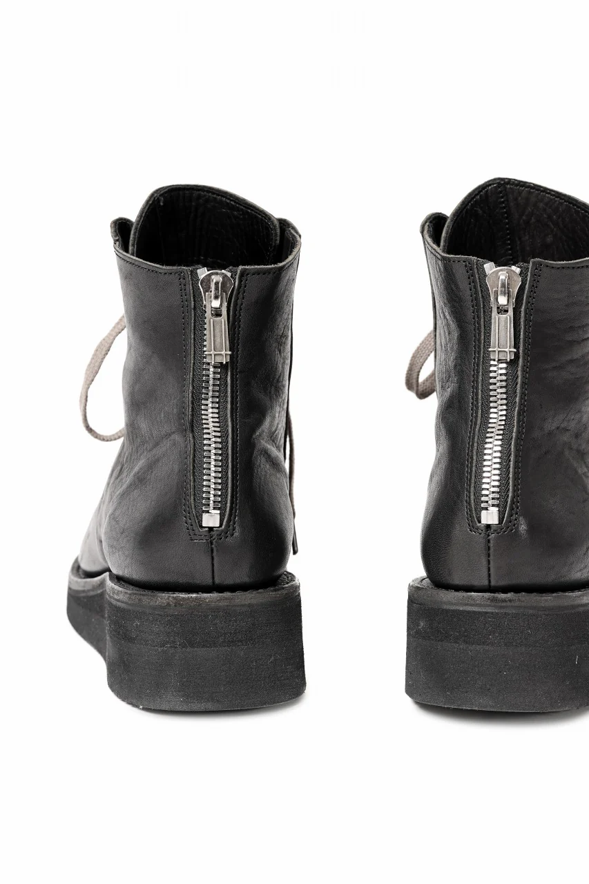 Portaille GATHERED BOOTS / BURNED HORSE (BLACK) - Image 17