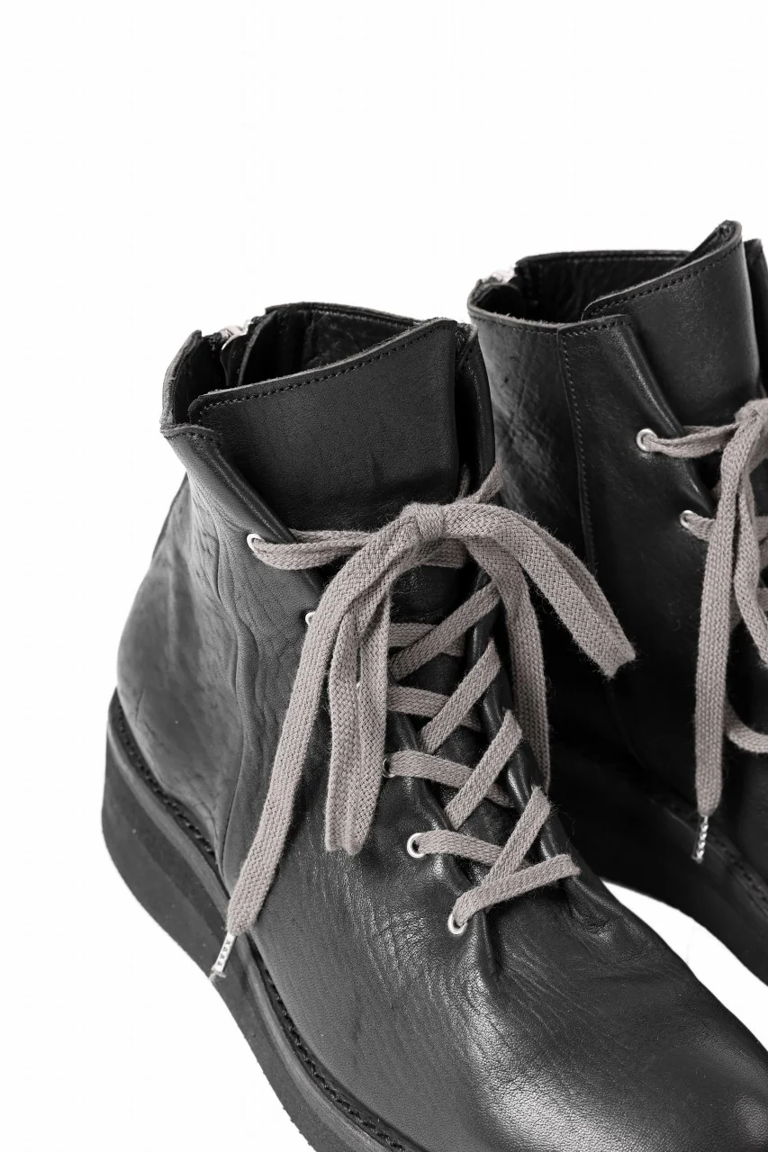 Portaille GATHERED BOOTS / BURNED HORSE (BLACK) - Image 19
