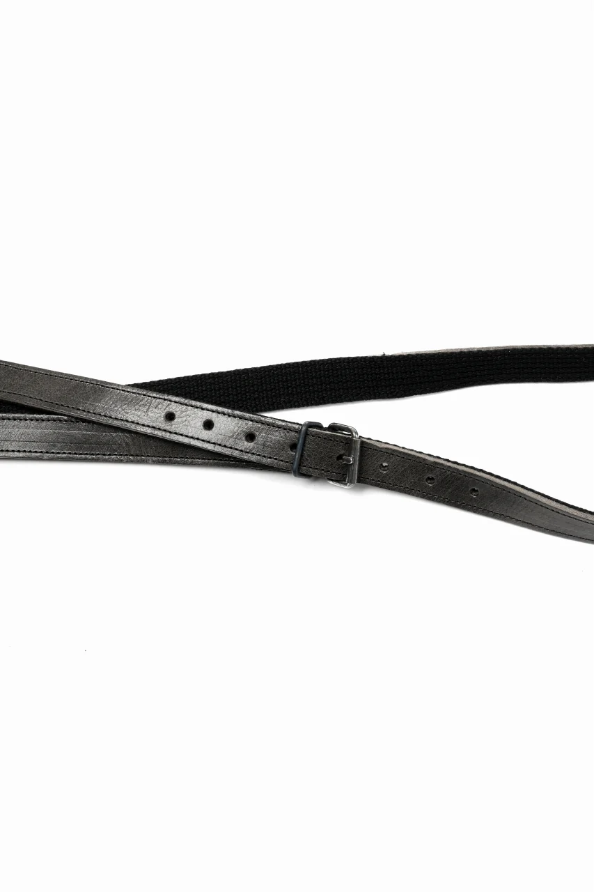 Portaille "Limited Made" NECK STRAP / OIL PRESSED STEER (GREY) - Image 5