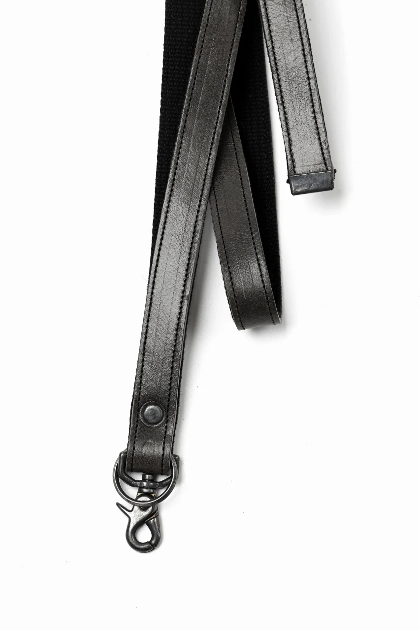 Portaille "Limited Made" NECK STRAP / OIL PRESSED STEER (GREY) - Image 7