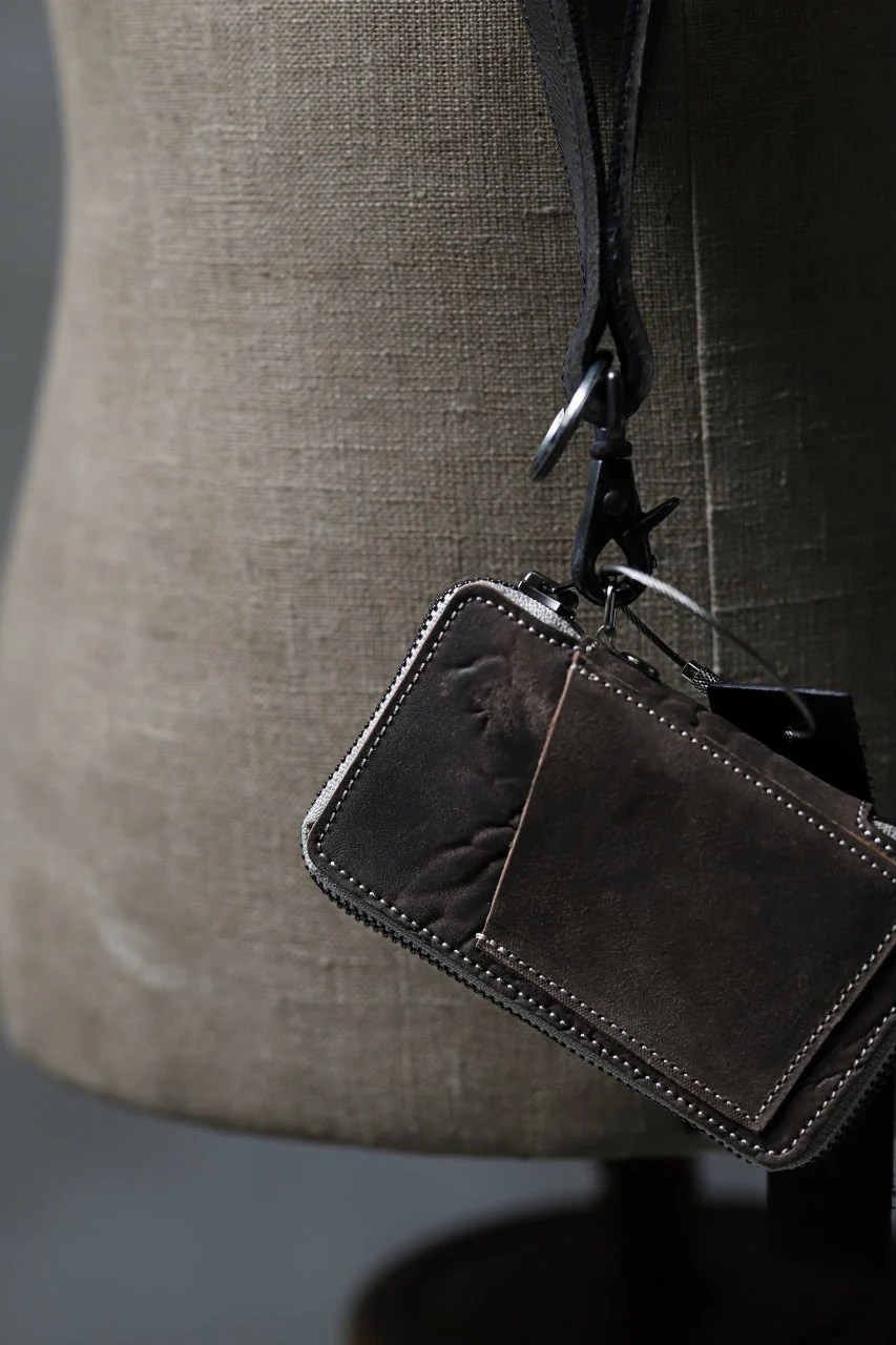 Portaille "Limited Made" ZIP KEY CASE / Culatta Reverse (BROWN) - Image 12