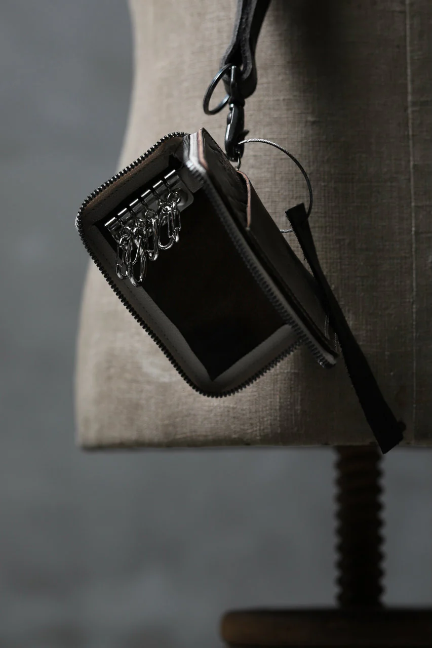 Portaille "Limited Made" ZIP KEY CASE / Culatta Reverse (BROWN) - Image 14