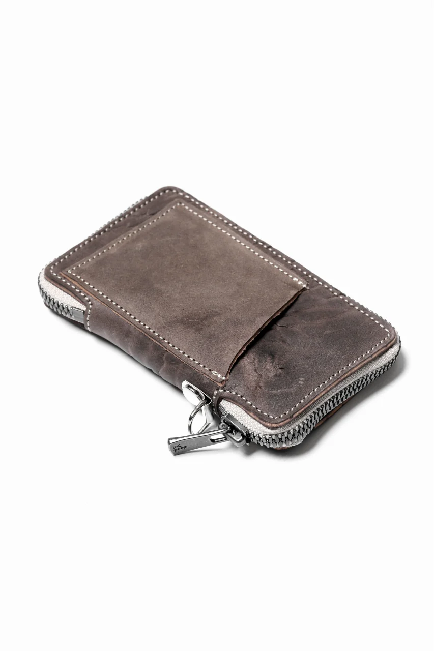 Portaille "Limited Made" ZIP KEY CASE / Culatta Reverse (BROWN) - Image 2