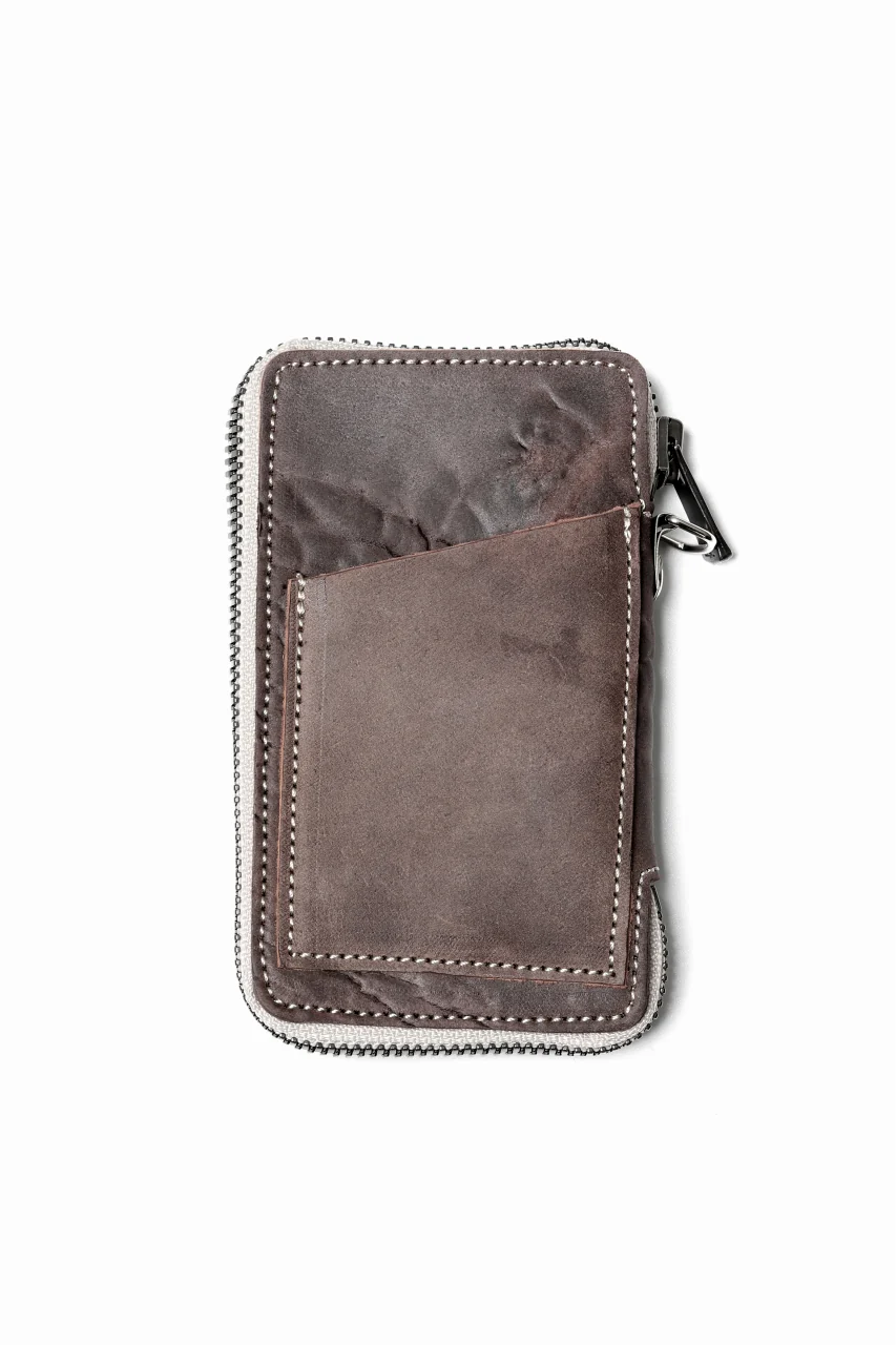 Portaille "Limited Made" ZIP KEY CASE / Culatta Reverse (BROWN) - Image 9