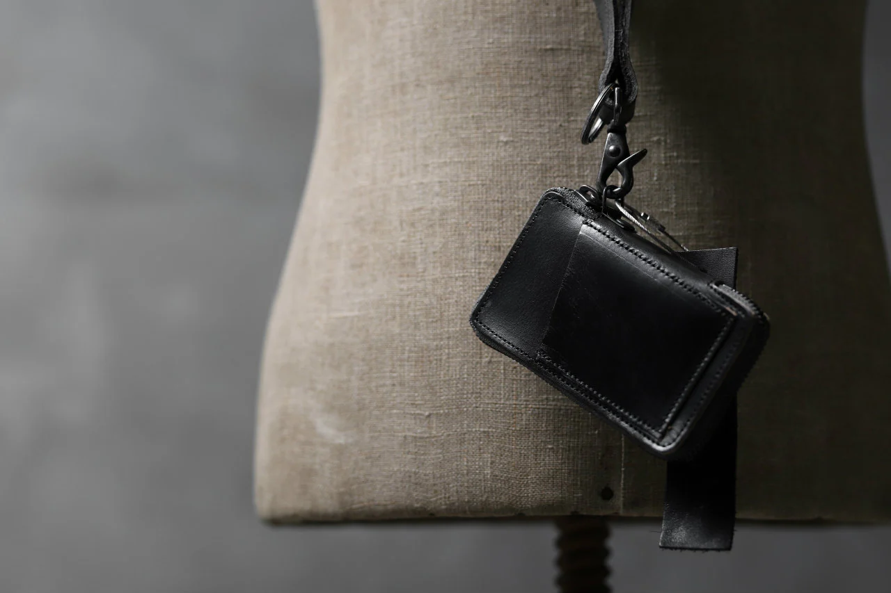 Portaille "Limited Made" ZIP KEY CASE / HORWEEN chromexcel (BLACK) - Image 14