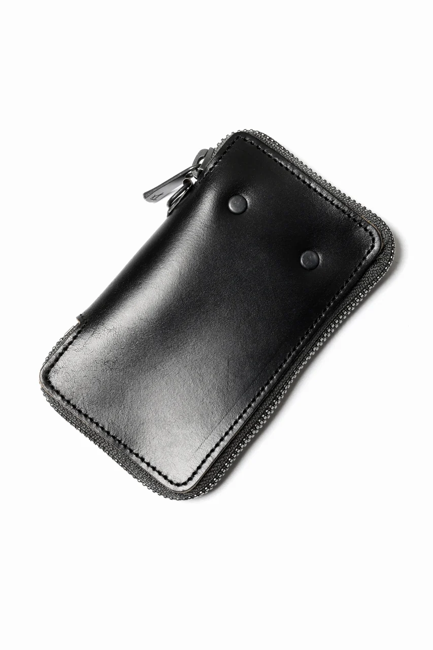 Portaille "Limited Made" ZIP KEY CASE / HORWEEN chromexcel (BLACK) - Image 4