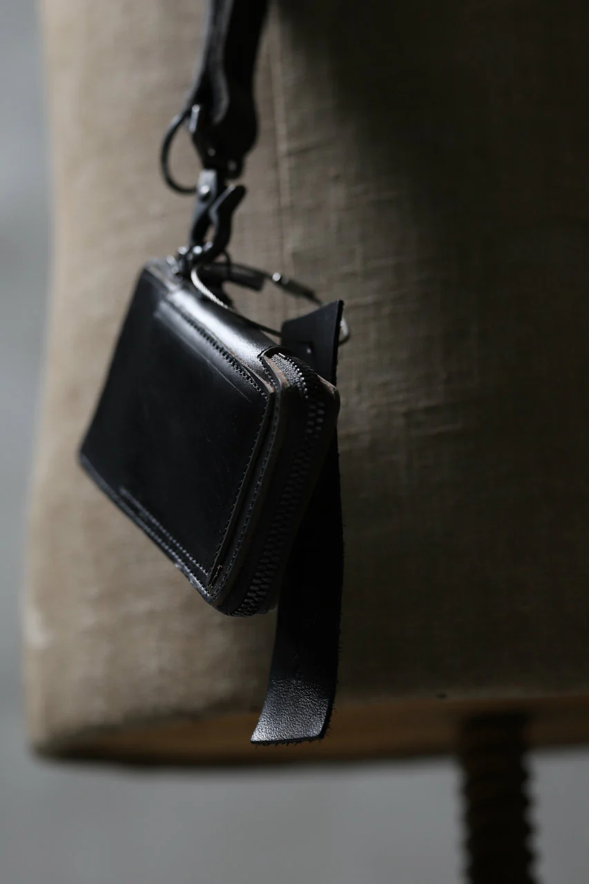Portaille "Limited Made" ZIP KEY CASE / HORWEEN chromexcel (BLACK) - Image 9