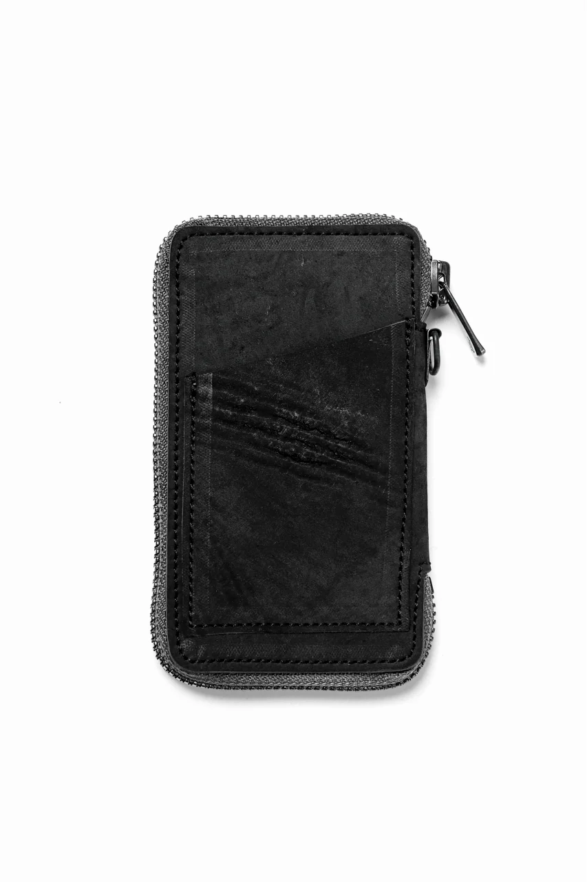 Portaille "Limited Made" ZIP KEY CASE / REVERSED CULATTA (BLACK-A)