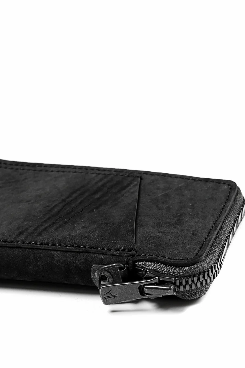 Portaille "Limited Made" ZIP KEY CASE / REVERSED CULATTA (BLACK-A) - Image 12