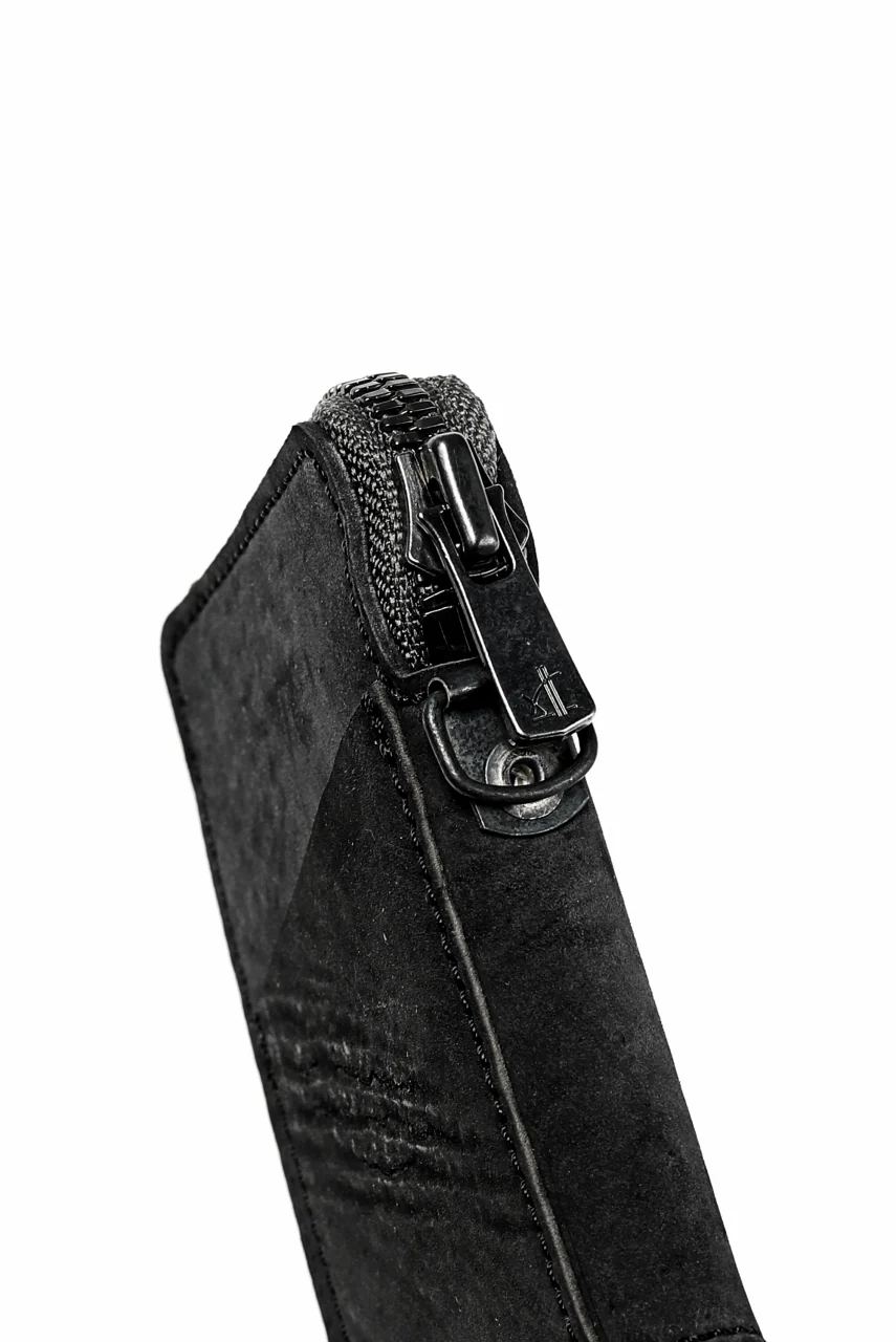 Portaille "Limited Made" ZIP KEY CASE / REVERSED CULATTA (BLACK-A) - Image 17