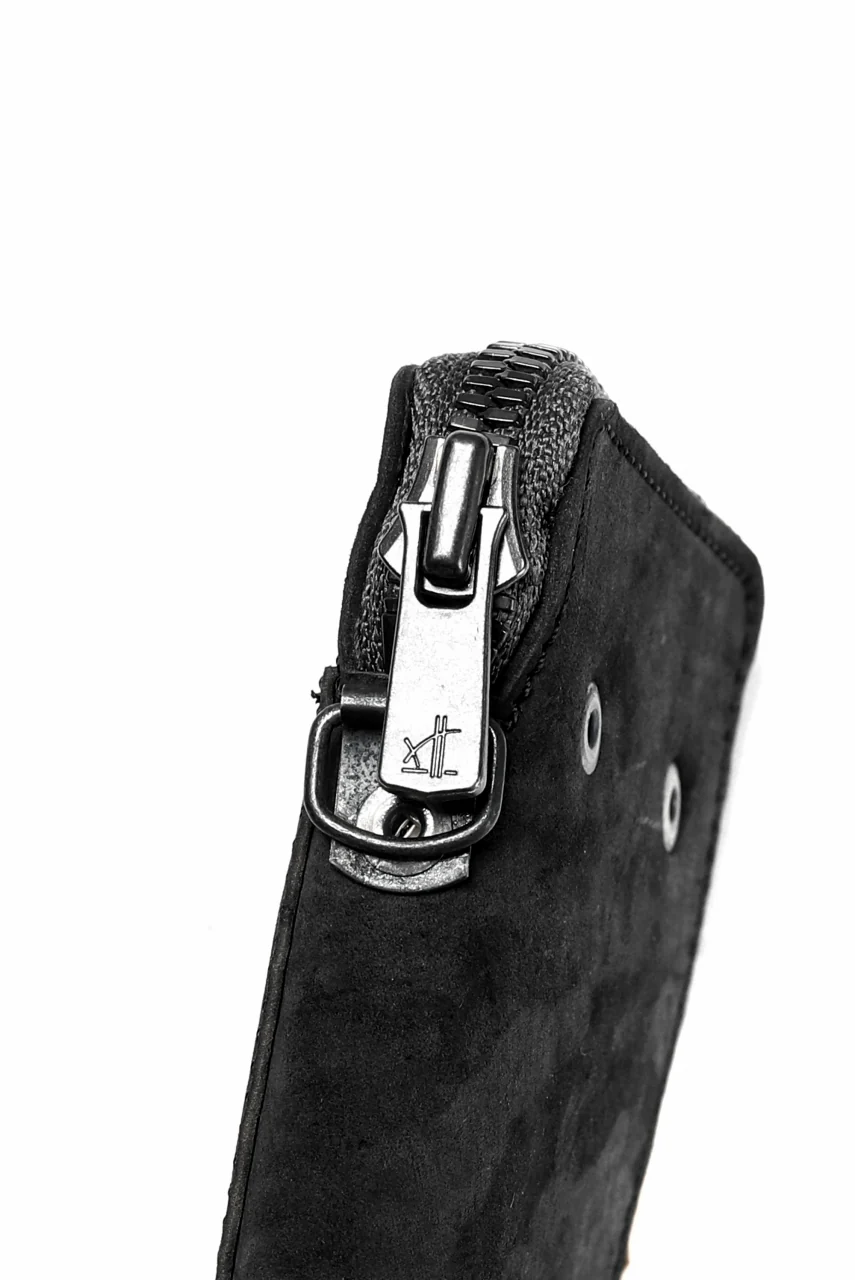 Portaille "Limited Made" ZIP KEY CASE / REVERSED CULATTA (BLACK-A) - Image 18