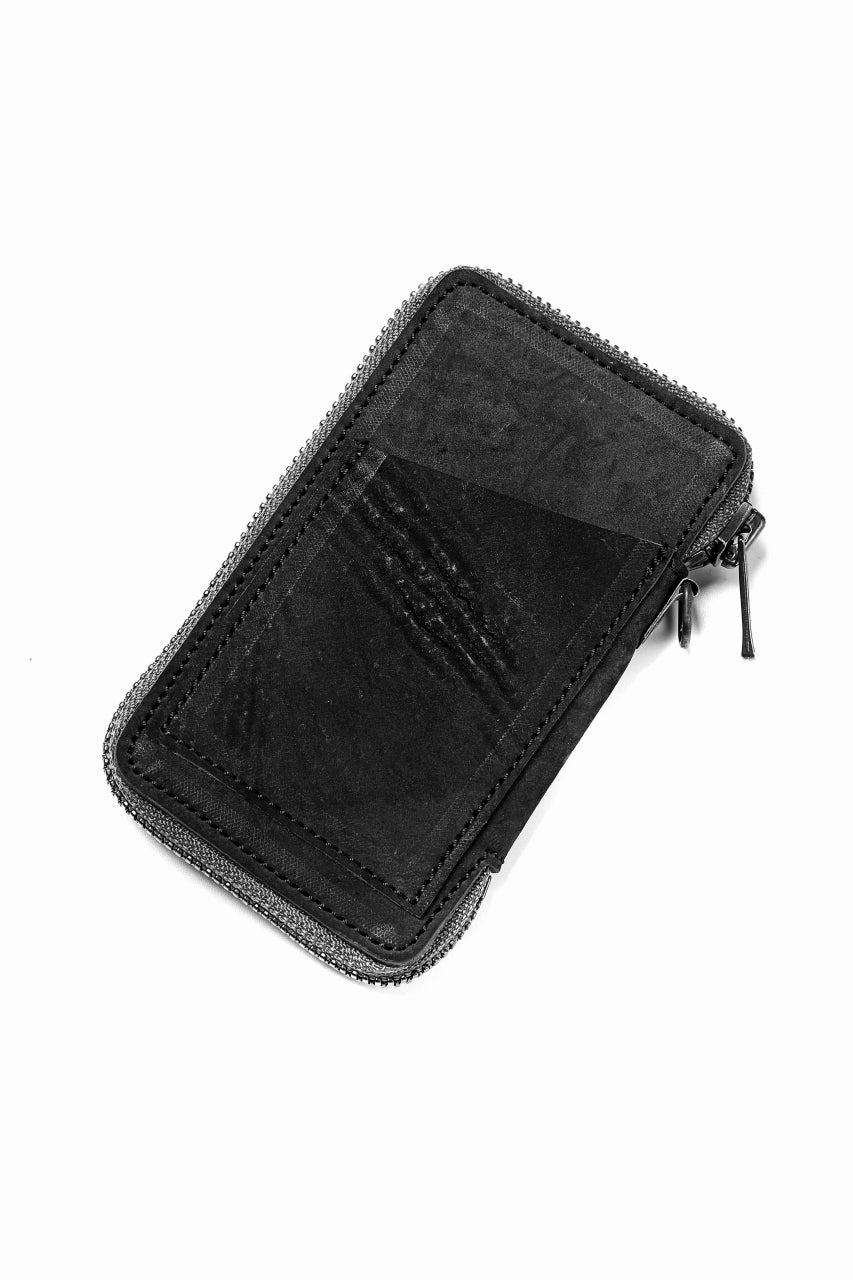 Portaille "Limited Made" ZIP KEY CASE / REVERSED CULATTA (BLACK-A) - Image 2