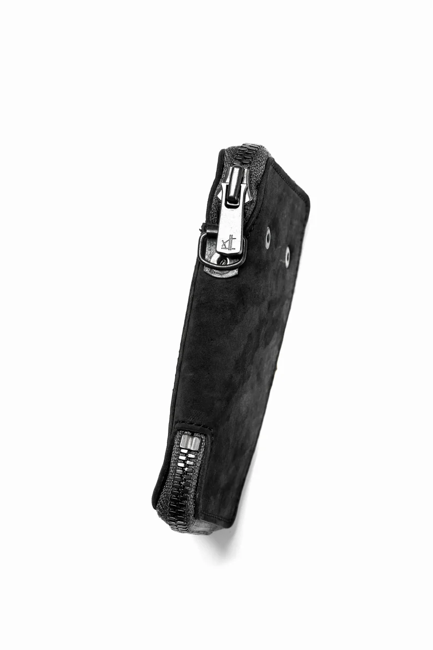 Portaille "Limited Made" ZIP KEY CASE / REVERSED CULATTA (BLACK-A) - Image 9