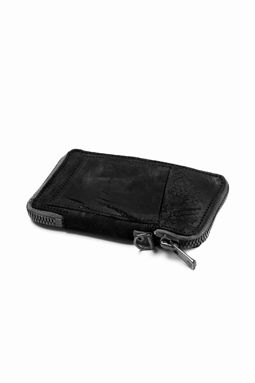 Portaille "Limited Made" ZIP KEY CASE / REVERSED CULATTA (BLACK-B) - Image 7