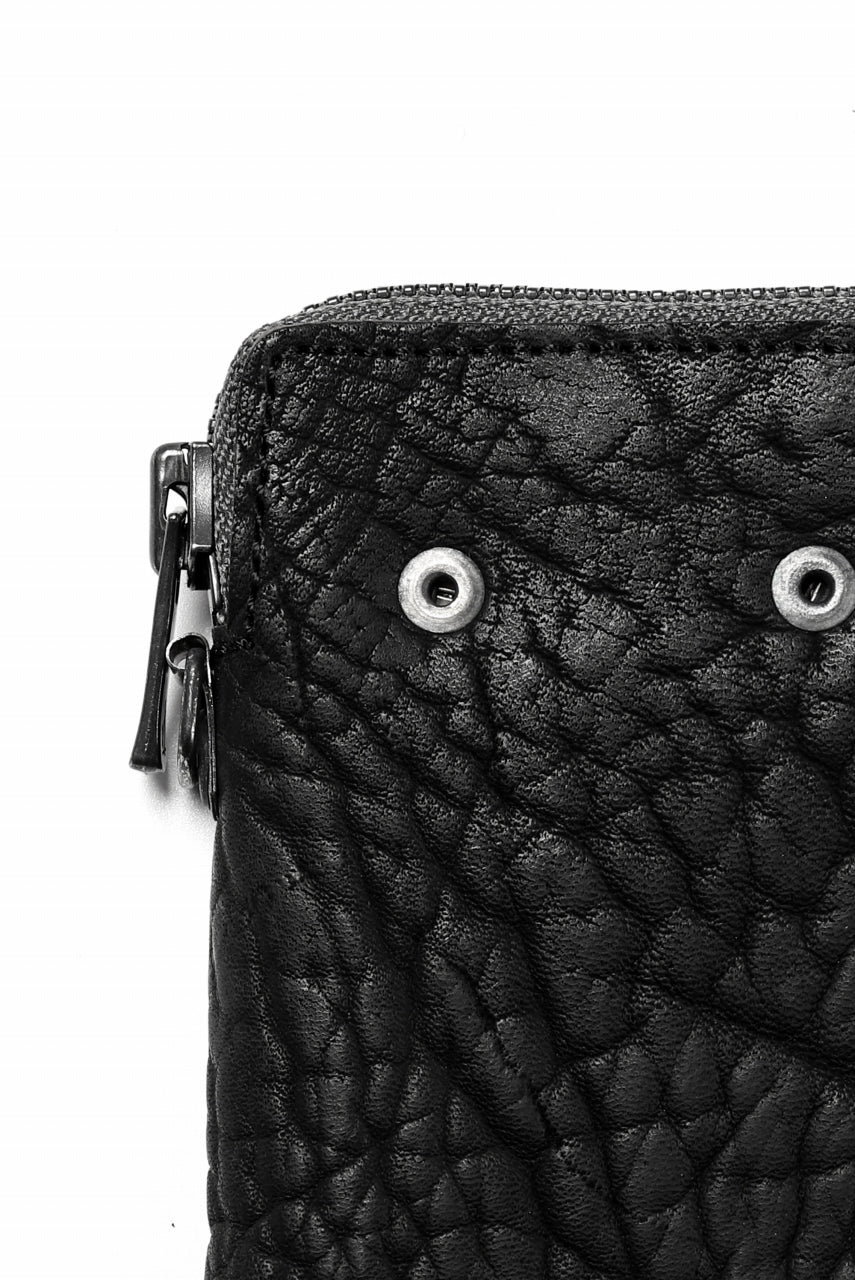 Portaille "Limited Made" ZIP KEY CASE / ROUGH BULL (BLACK) - Image 10