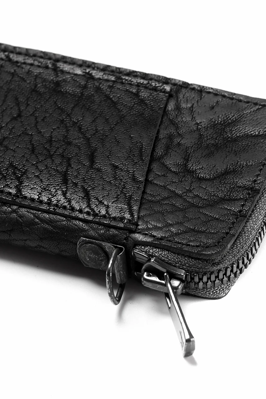 Portaille "Limited Made" ZIP KEY CASE / ROUGH BULL (BLACK) - Image 11