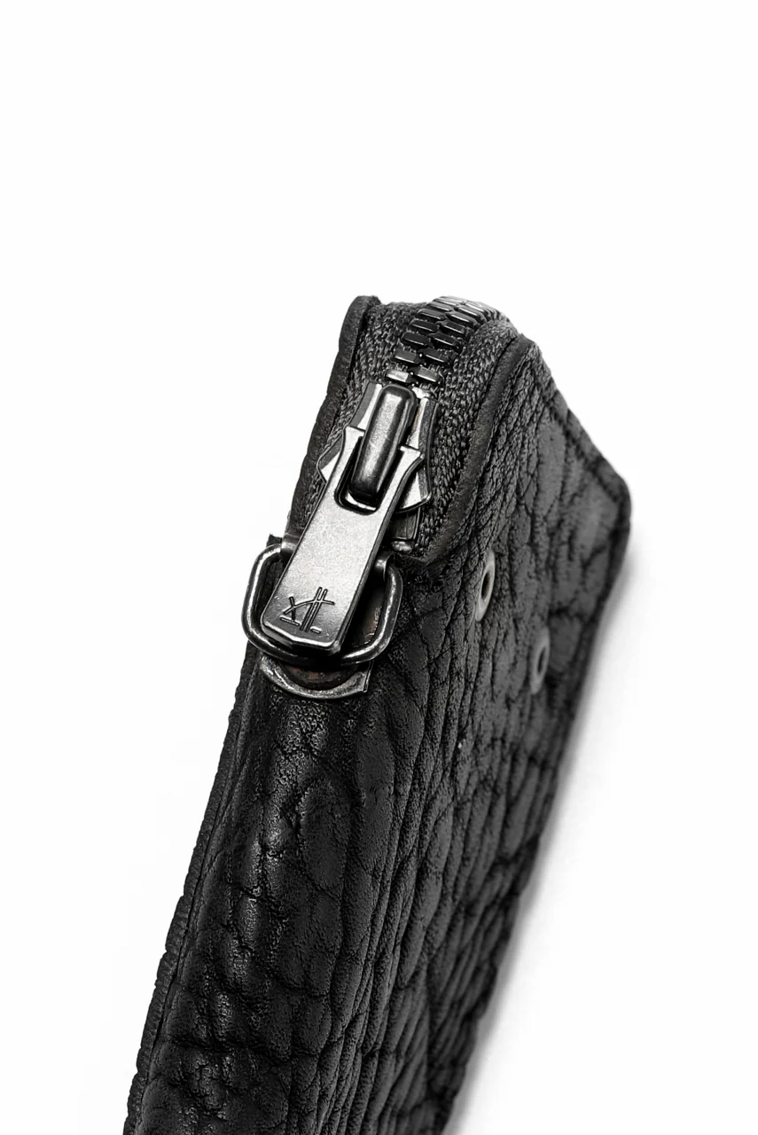 Portaille "Limited Made" ZIP KEY CASE / ROUGH BULL (BLACK) - Image 13