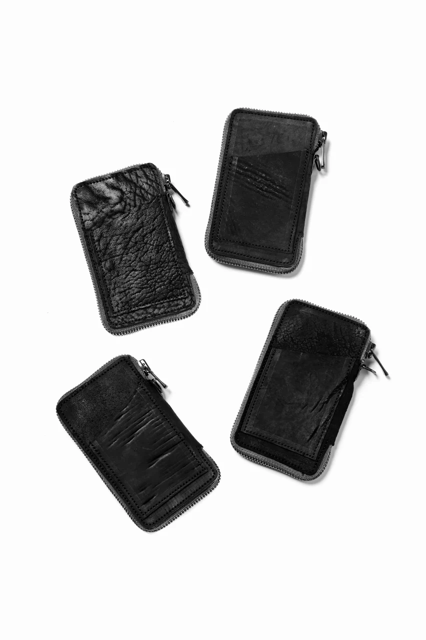 Portaille "Limited Made" ZIP KEY CASE / ROUGH BULL (BLACK) - Image 14
