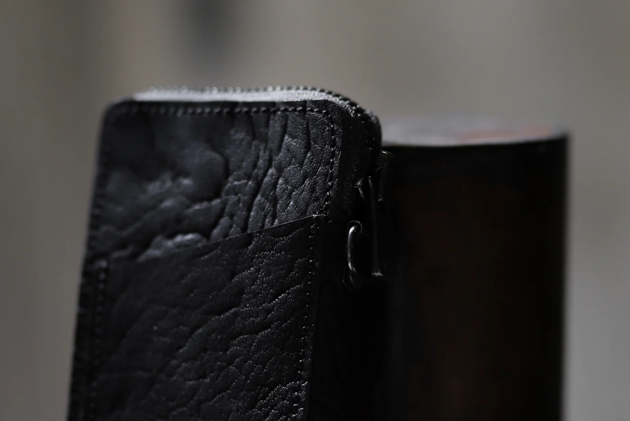 Portaille "Limited Made" ZIP KEY CASE / ROUGH BULL (BLACK) - Image 19