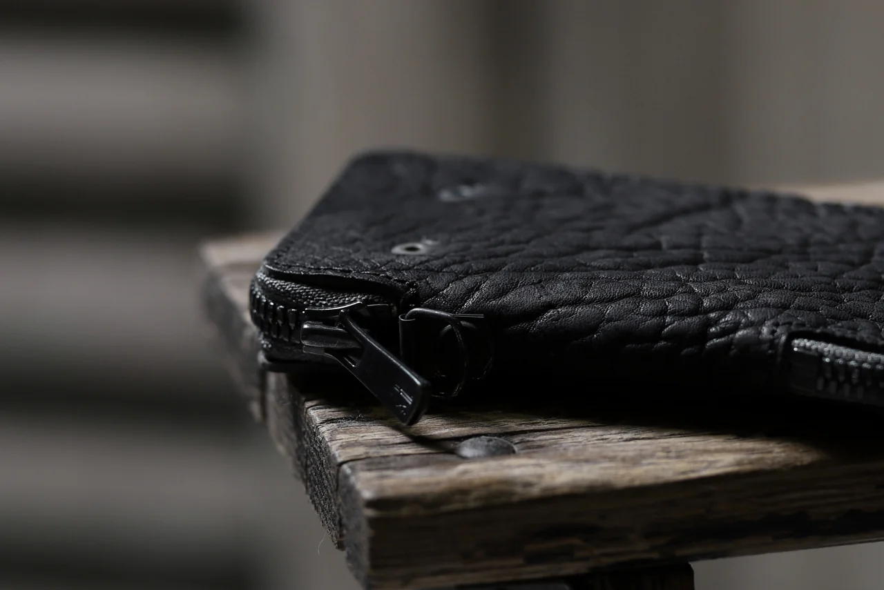 Portaille "Limited Made" ZIP KEY CASE / ROUGH BULL (BLACK) - Image 20