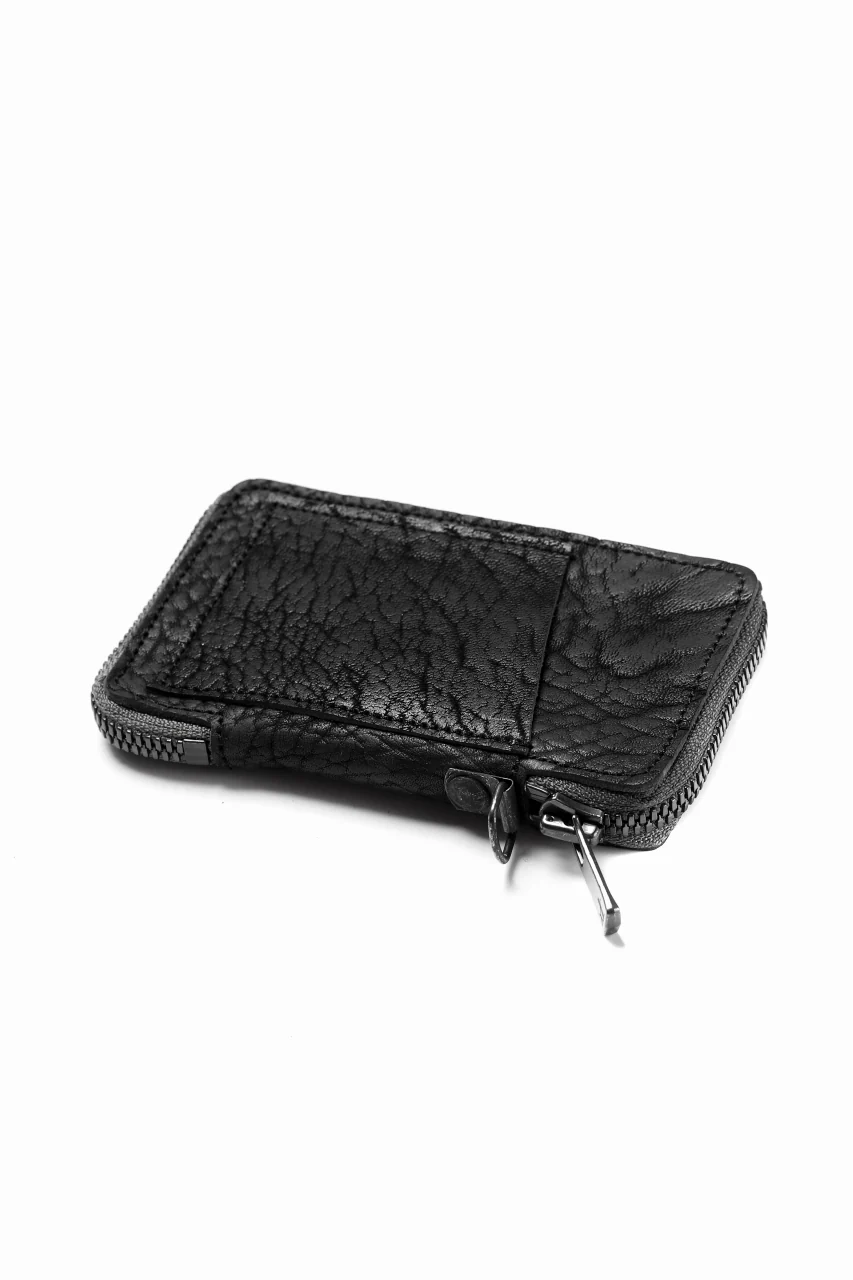 Portaille "Limited Made" ZIP KEY CASE / ROUGH BULL (BLACK) - Image 4