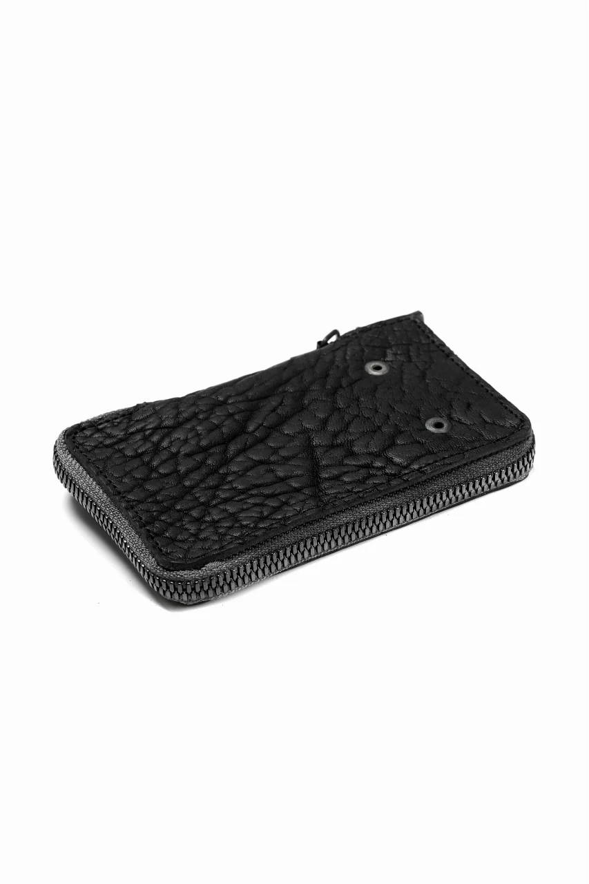 Portaille "Limited Made" ZIP KEY CASE / ROUGH BULL (BLACK) - Image 5