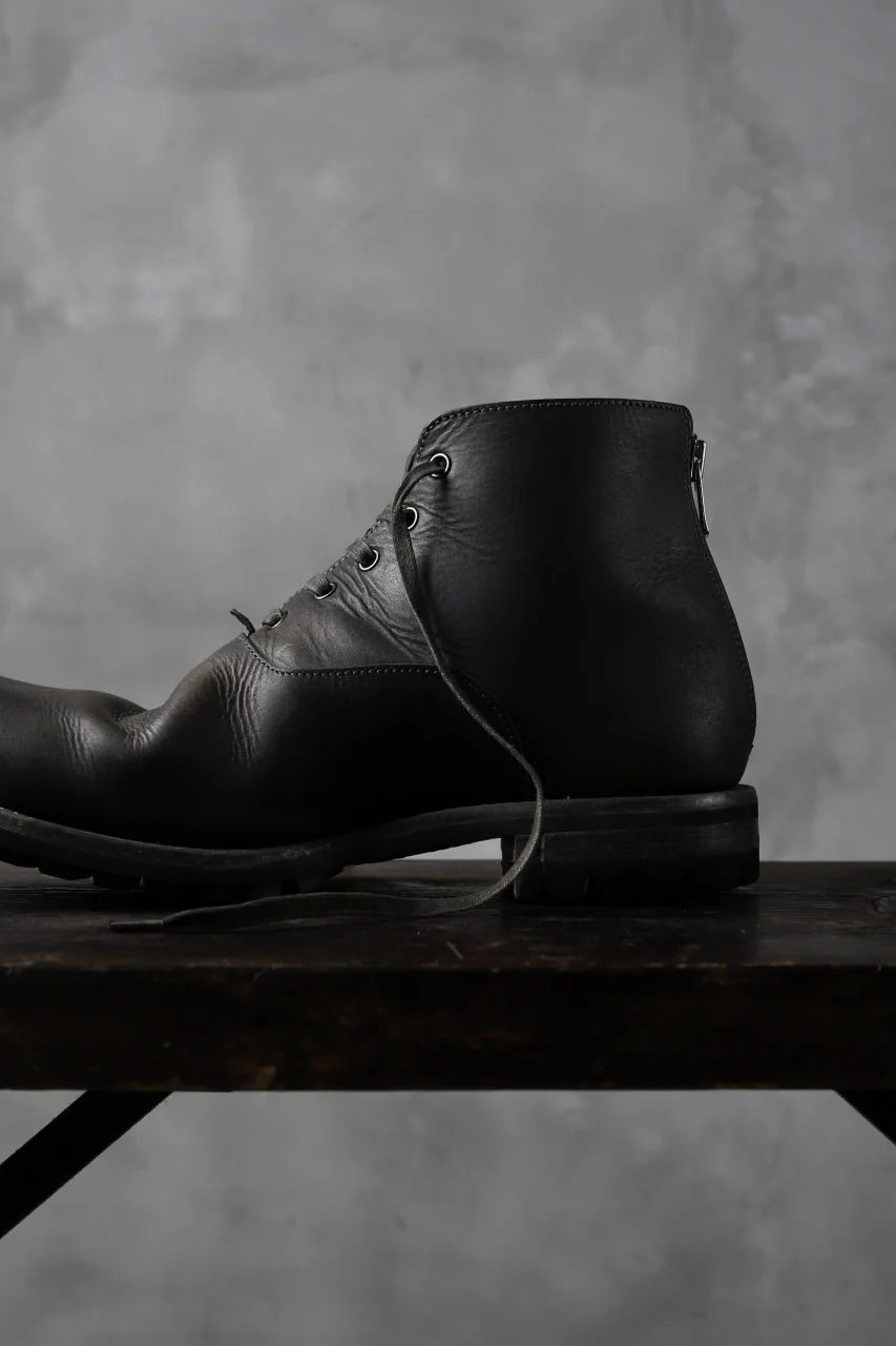 Portaille "one make" Albert Boots (PUEBLO by Badalassi Carlo / Hand Dyed BLACK-BROWN) - Image 7
