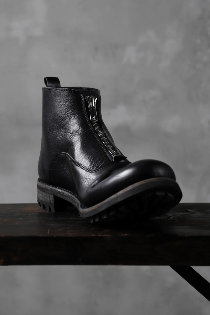 Portaille "one make" Albert Front Zip Boots (Vachetta TCG) / BLACK) - Image 13