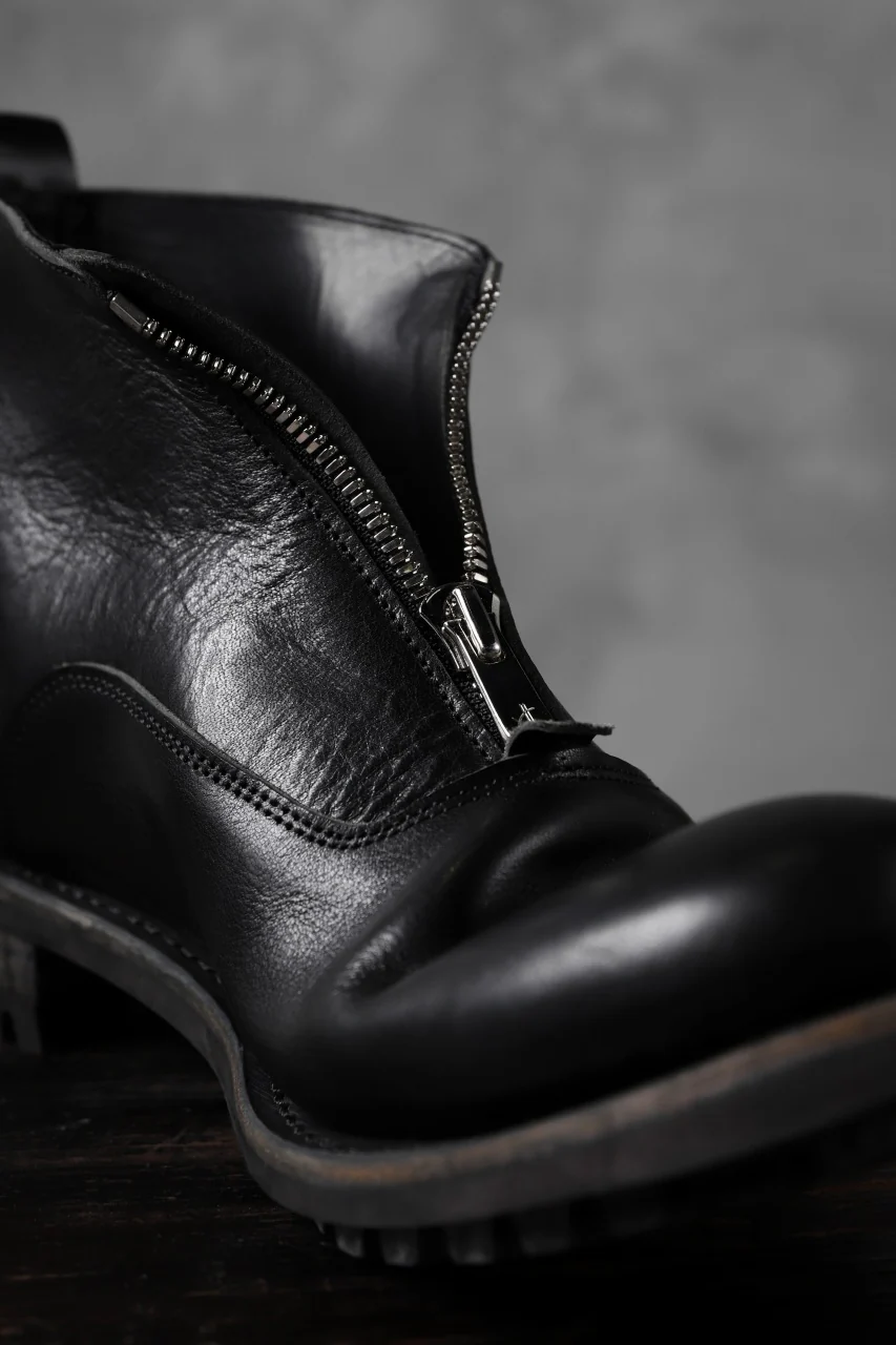 Portaille "one make" Albert Front Zip Boots (Vachetta TCG) / BLACK) - Image 14