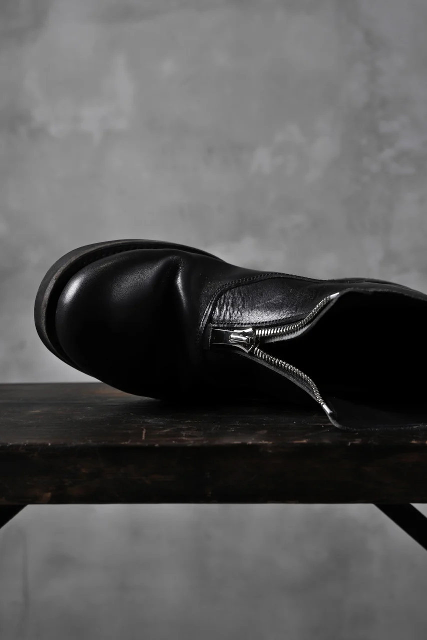 Portaille "one make" Albert Front Zip Boots (Vachetta TCG) / BLACK) - Image 17